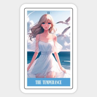 the temperance - swiftie tarot card Sticker